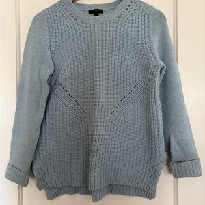 J. Crew Soft Blue Crew Neck Sweater